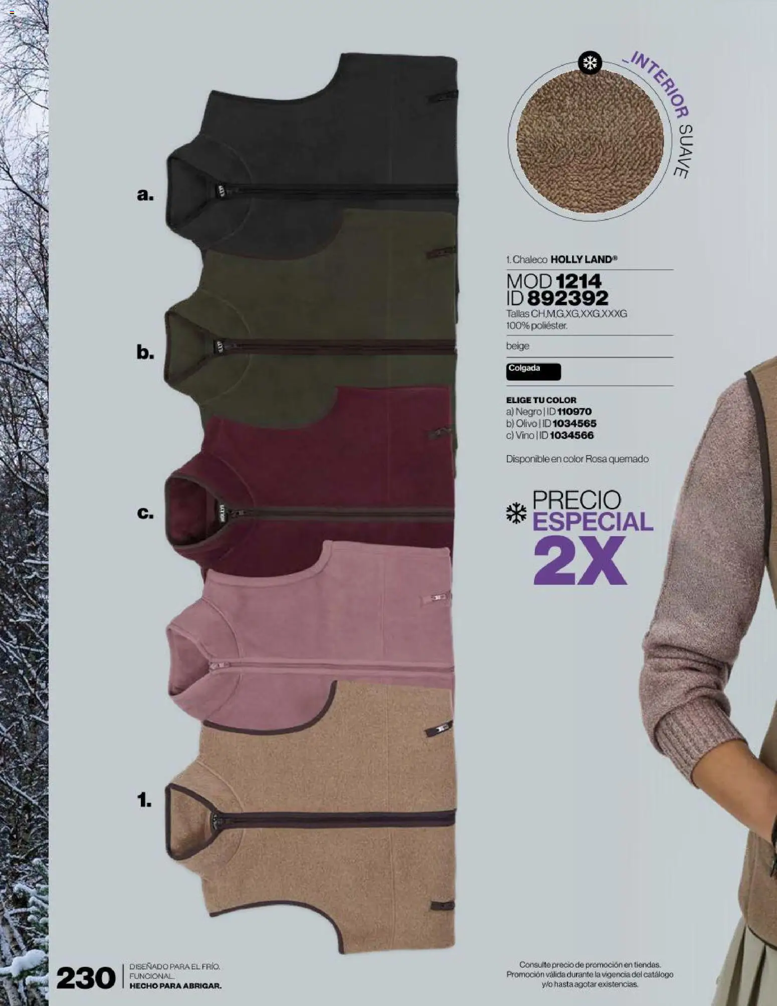Nuevas ofertas de Price Shoes válidas en toda la República Mexicana desde el 16/09/2026. ¡Encuentra las mejores ofertas en Price Shoes catálogo Abrigador! | Página: 230 | Productos: Chaleco, Vino