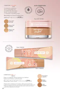 Vista previa de Yves Rocher campaña 9 2026, nuevo folleto de la tienda, válido en México a partir del 23.06.2026 | Página: 70 | Productos: Crema, Maquillaje, Sobre