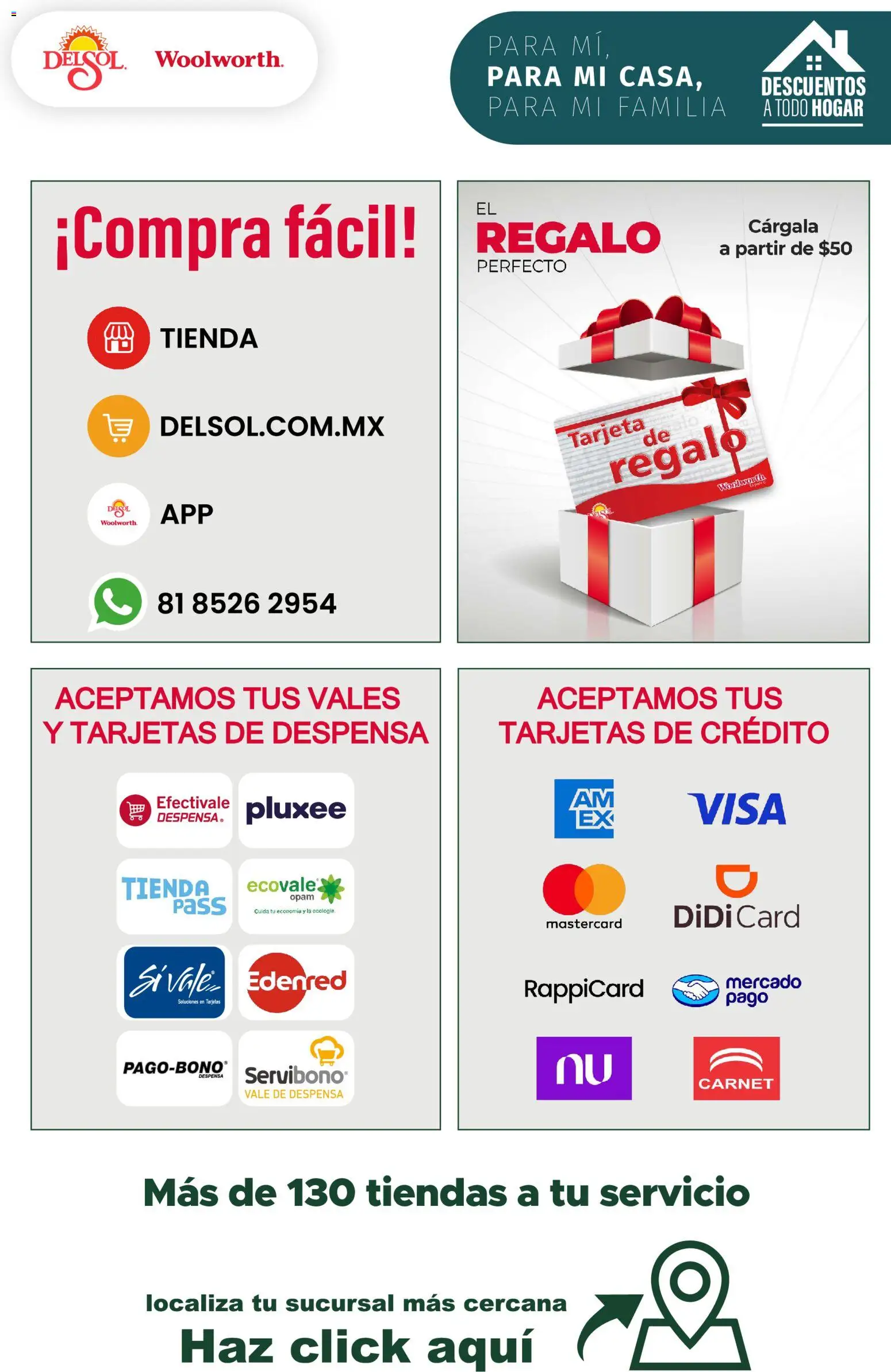 Nuevas ofertas de Del Sol y Woolworth válidas en toda la República Mexicana desde el 27/08/2026. ¡Encuentra las mejores ofertas en Del Sol y Woolworth catálogo! | Página: 30 | Productos: Despensa