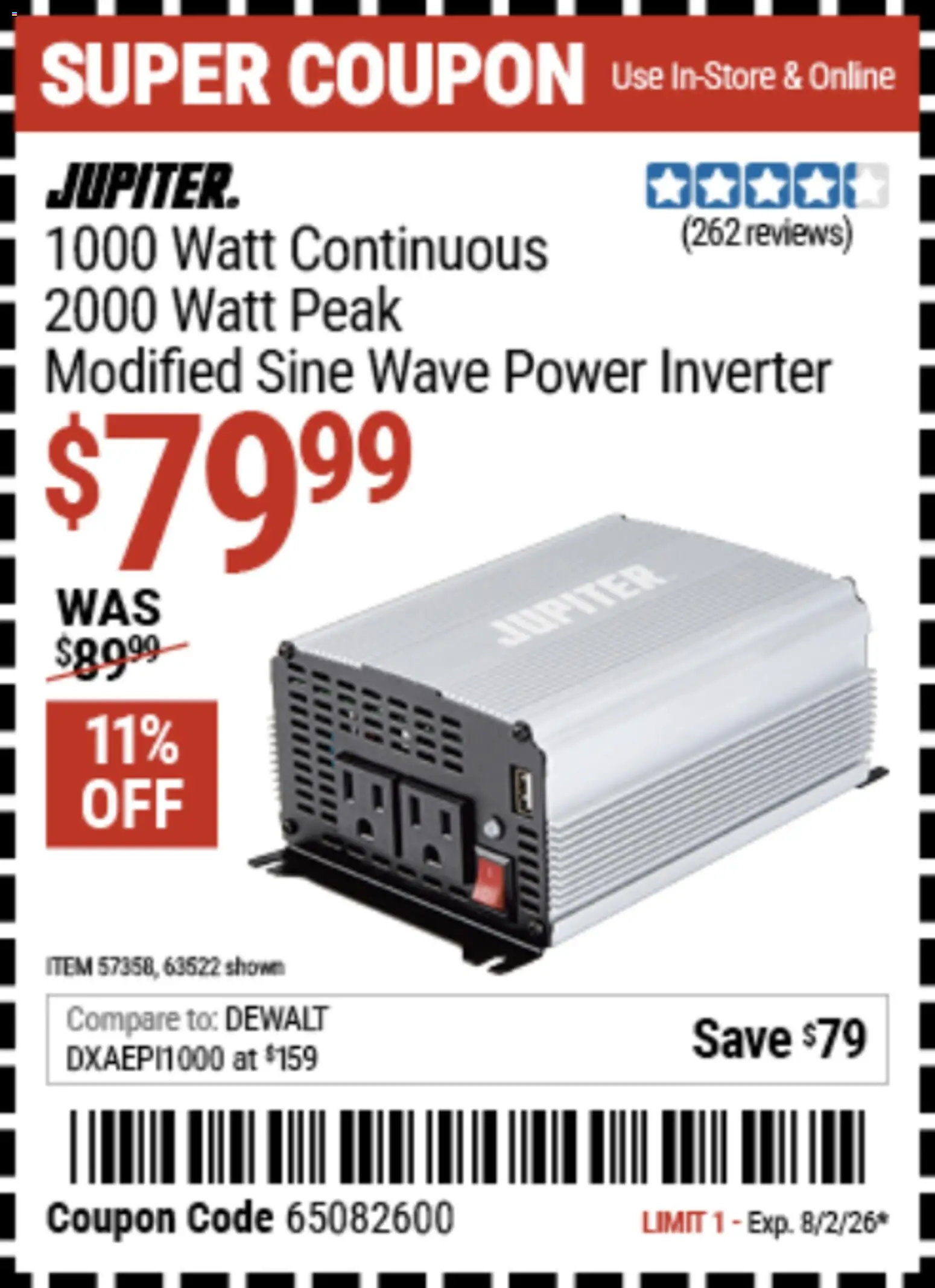 Harbor Freight Weekly Ad - valid from 07/20/2026 | Page: 21 | Products: Power Inverter