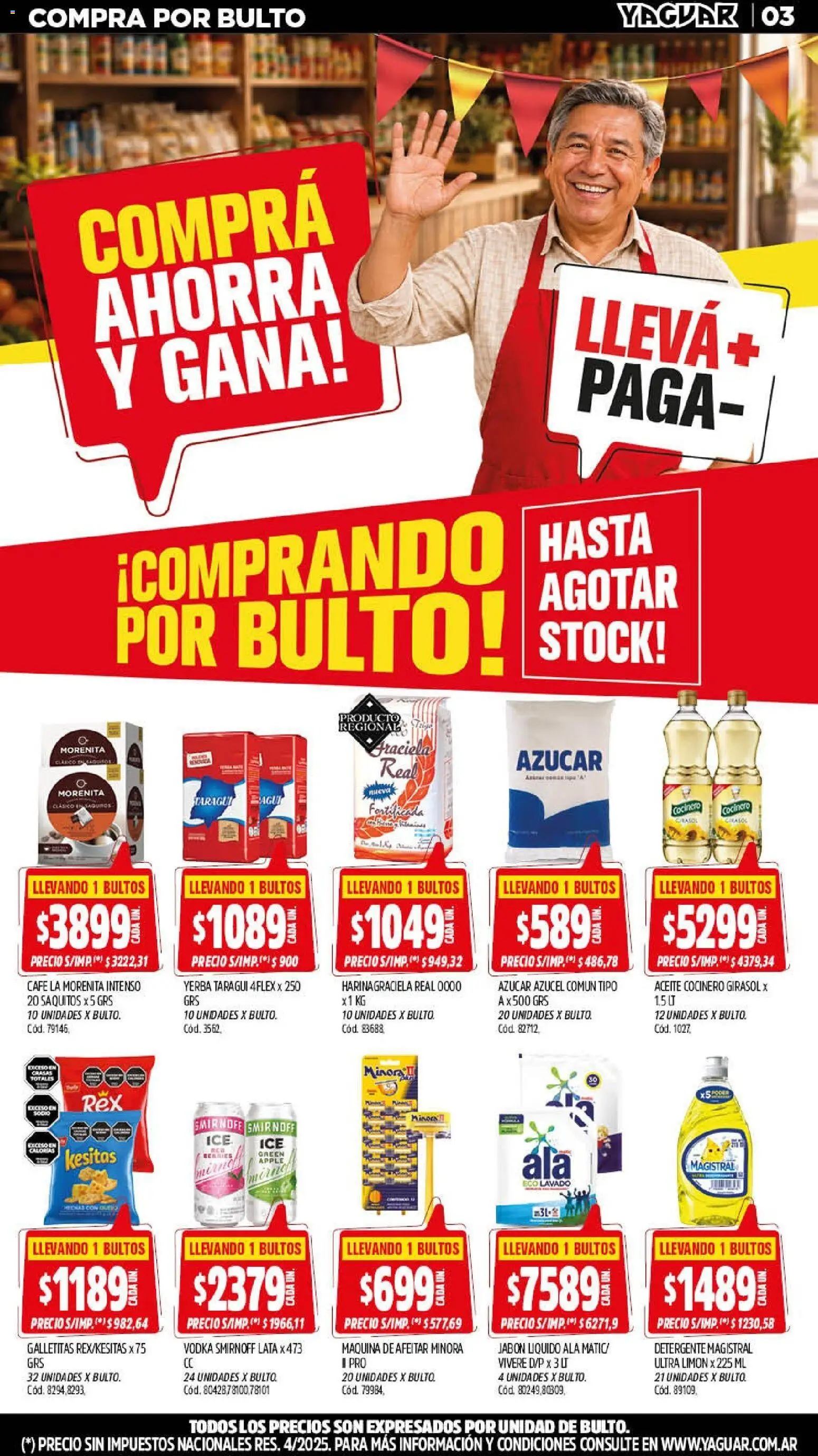 Yaguar - Oferta Semanal San Juan │ válido desde el 07/09/2026 | Página: 3 | Productos: Maquina de afeitar, Aceite, Jabón líquido, Detergente