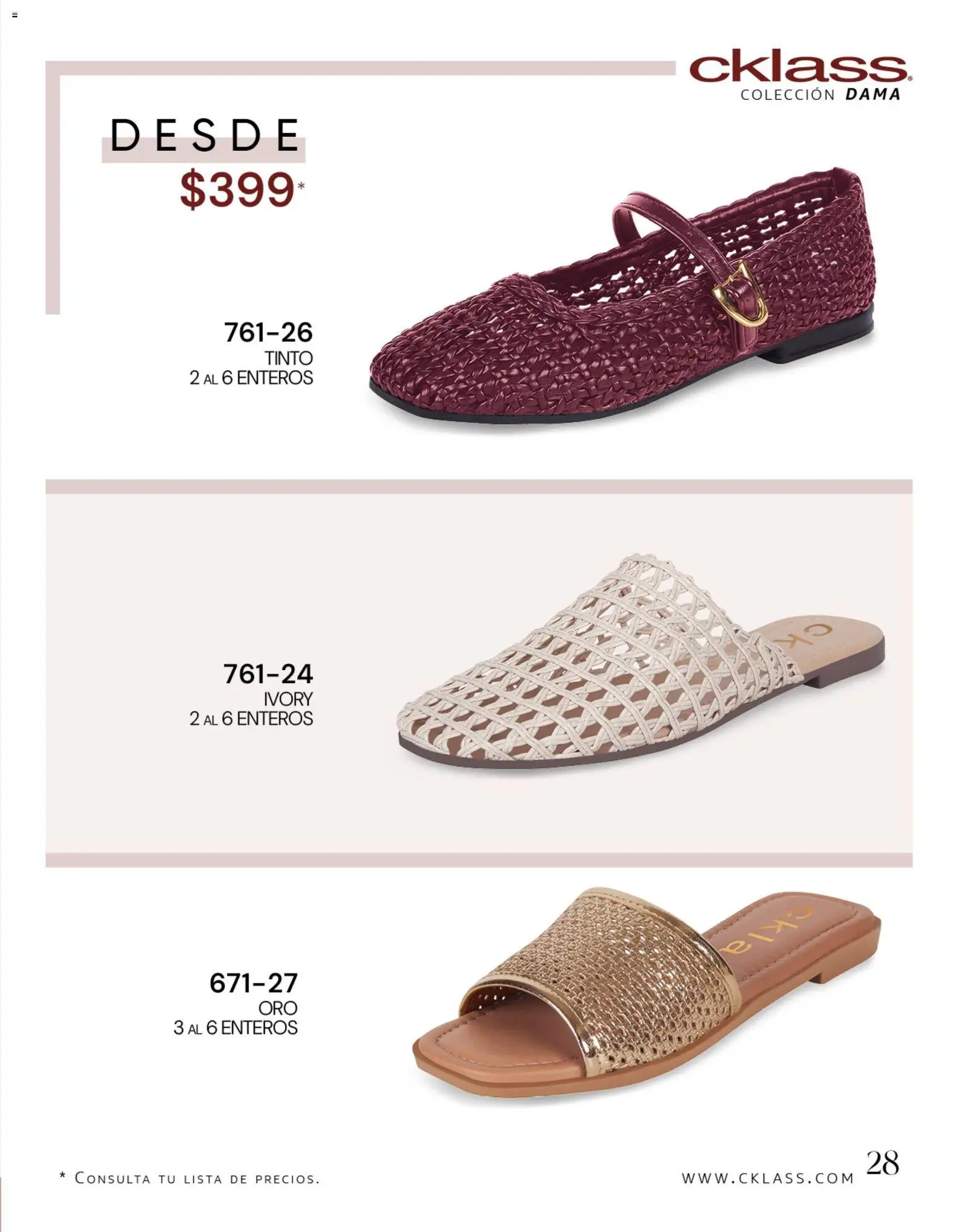 Nuevas ofertas de Cklass válidas en toda la República Mexicana desde el 08/07/2026. ¡Encuentra las mejores ofertas en Cklass catálogo Gala y glamour! | Página: 63