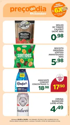 Supermercado Guanabara - Ofertas da semana - Pré-Visualização do folheto da loja Supermercado Guanabara, válido de 22.05.2026 | Página: 1