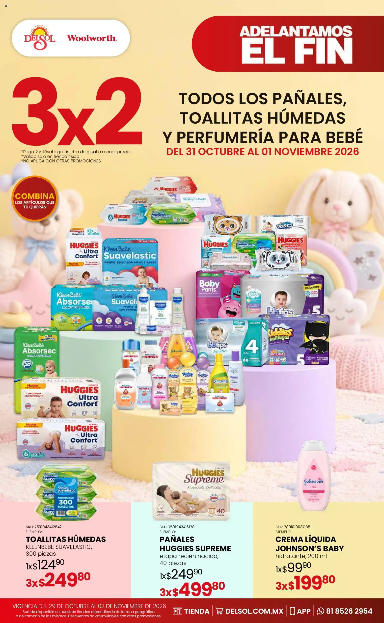 Nuevas ofertas de Del Sol y Woolworth válidas en toda la República Mexicana desde el 29/10/2026. ¡Encuentra las mejores ofertas en Del Sol y Woolworth Buen Fin! | Página: 6