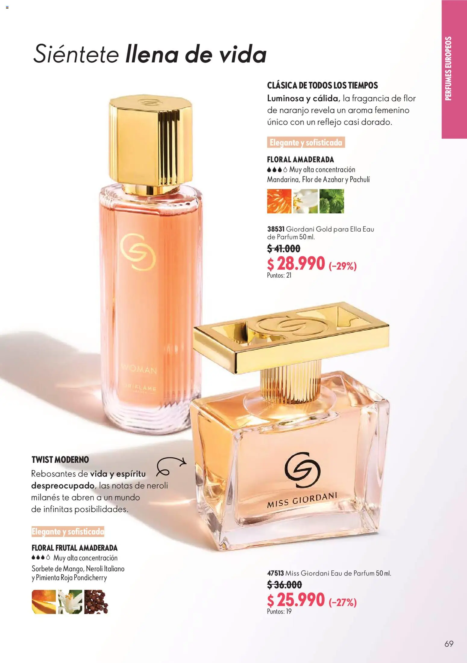 Oriflame catálogo │ válido desde el 11.09.2026 | Página: 69 | Productos: Pimienta, Perfumes, Fragancia, Té