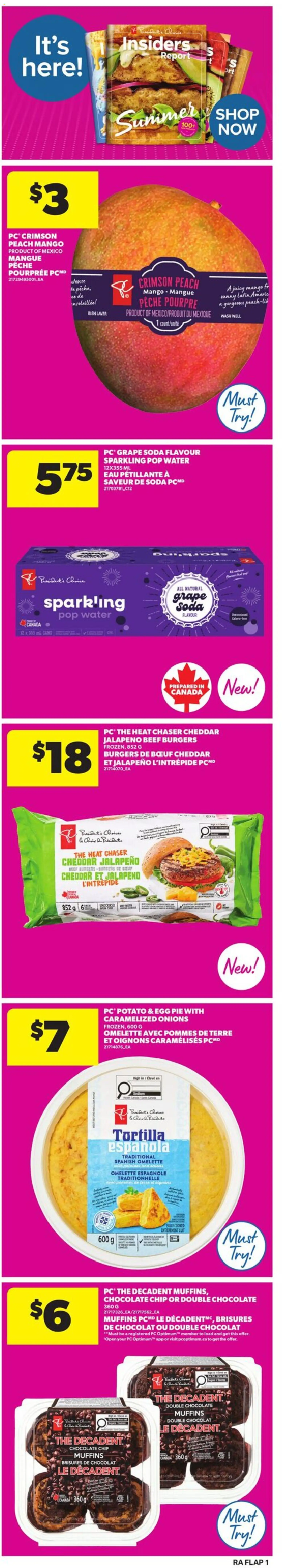 Atlantic Superstore flyer valid from 21.05.2026 | Page: 1 | Products: Beef, PC, Chocolate