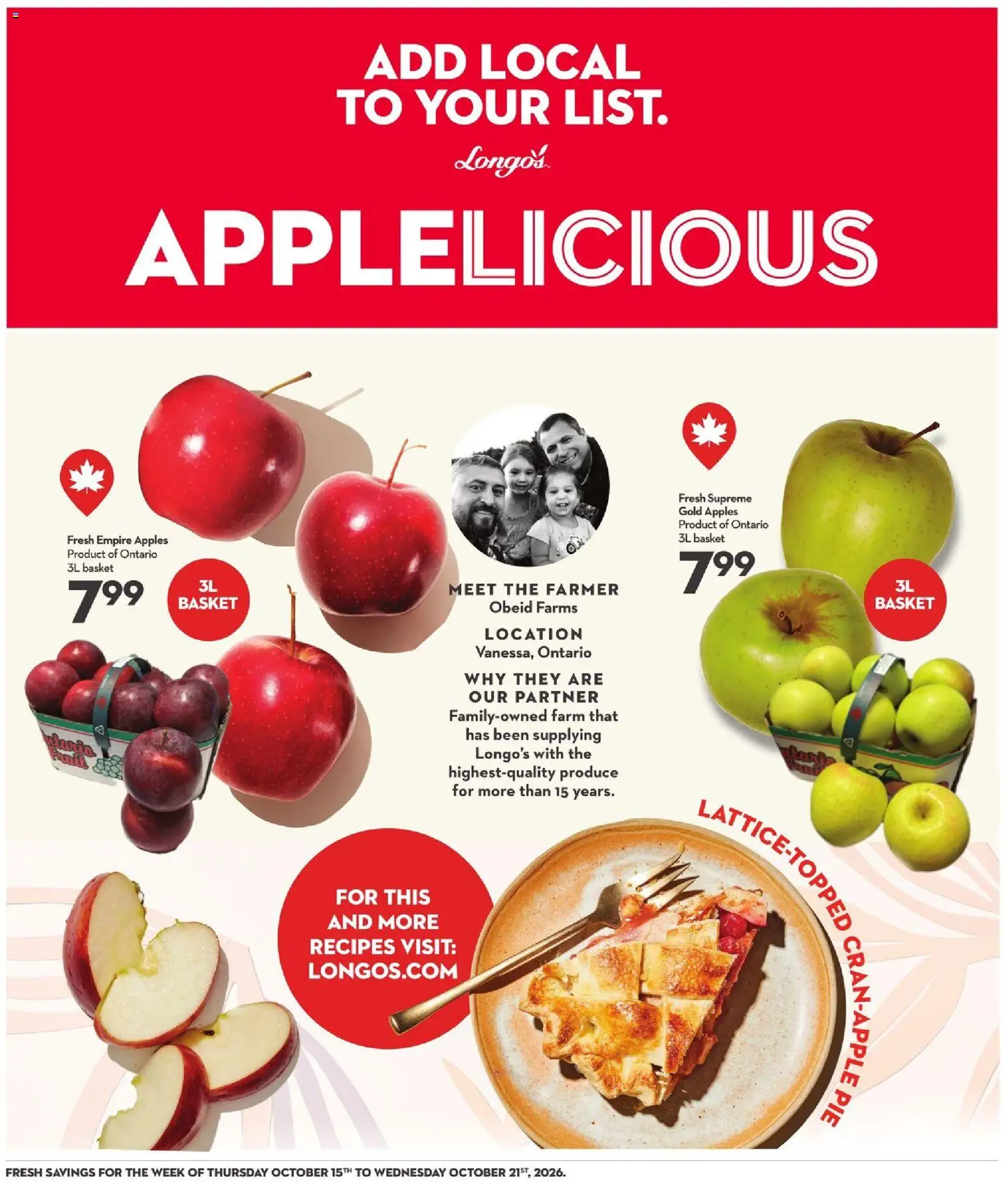 Longo's flyer valid from Oct 15, 2026 | Page: 7