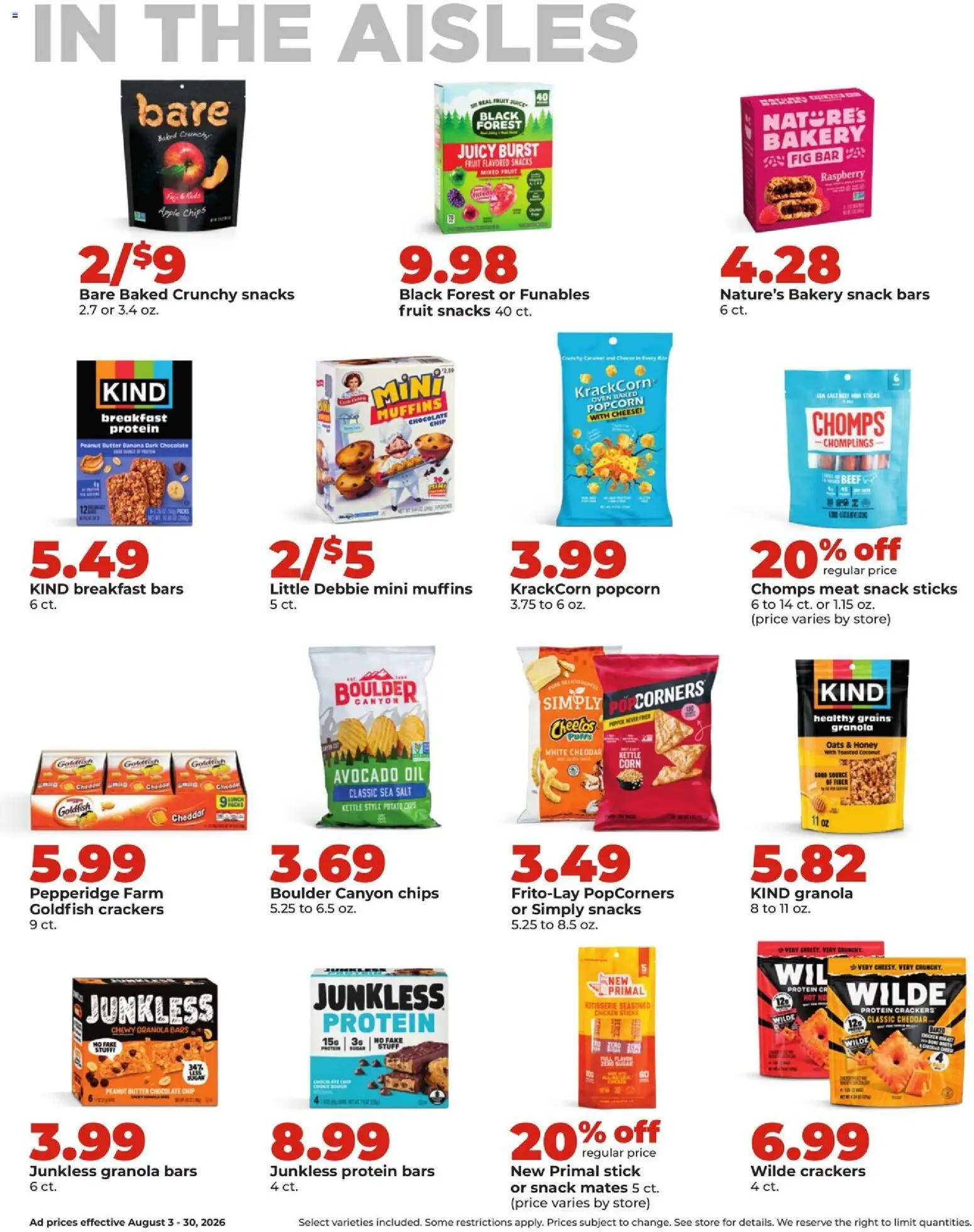 HyVee Monthly Ad - valid from 08/03/2026 | Page: 21 | Products: Beef, Chips, Salt, Kettle