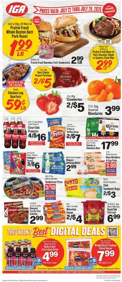 Preview of IGA weekly ads valid from 07/22/2026