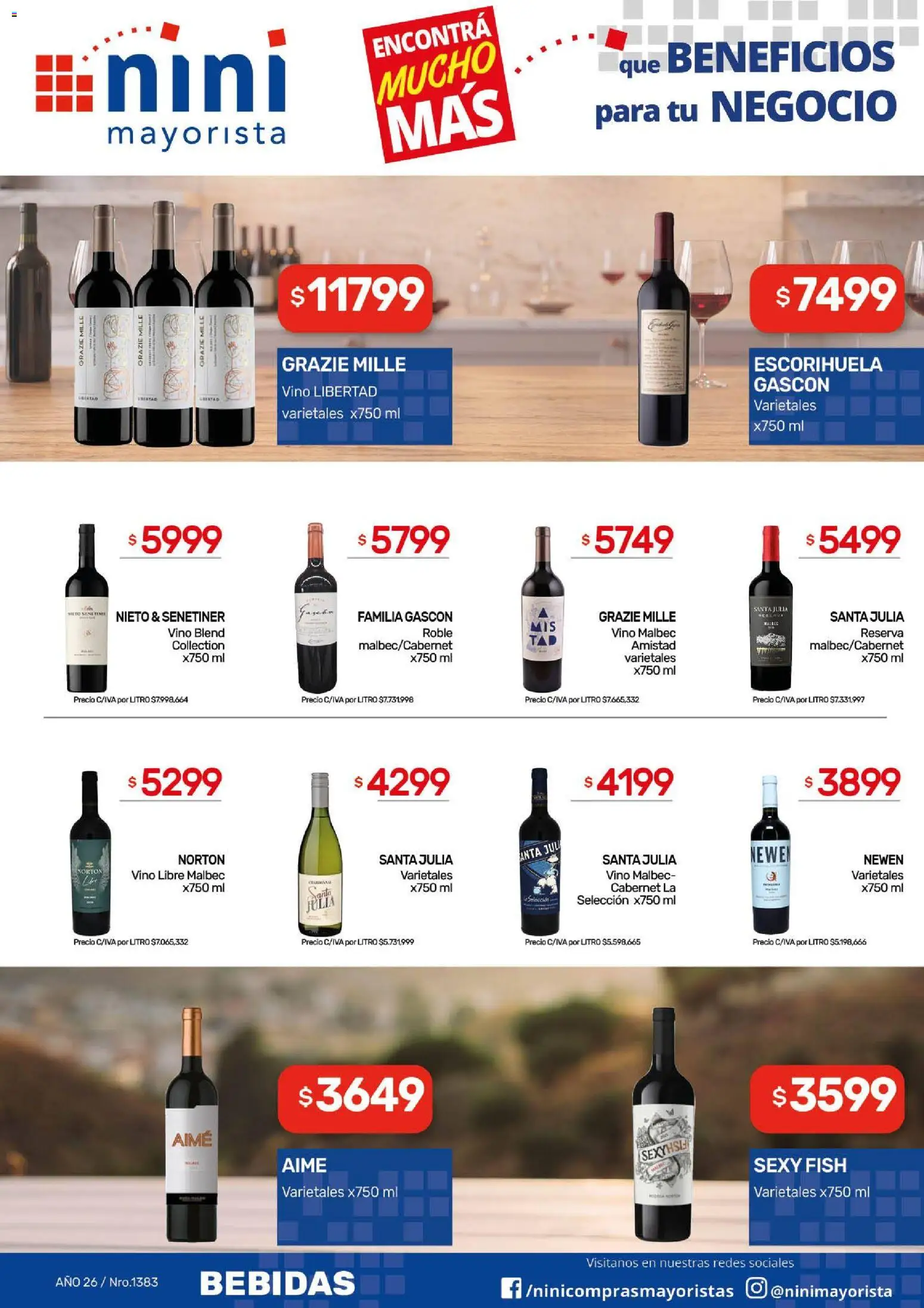Revista de ofertas NINI Mayorista - Página 18 - Ofertas válidas hasta el 1 de noviembre de 2026