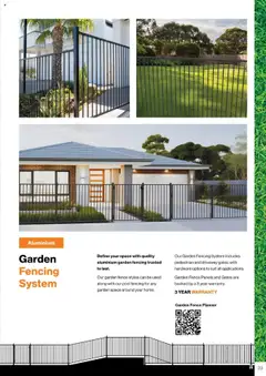 Preview of Bunnings Warehouse - Protectoral Aluminium and Glass Fencing Brochure - valid from 22/09/2025 | Page: 23 | Products: Fence, Suit