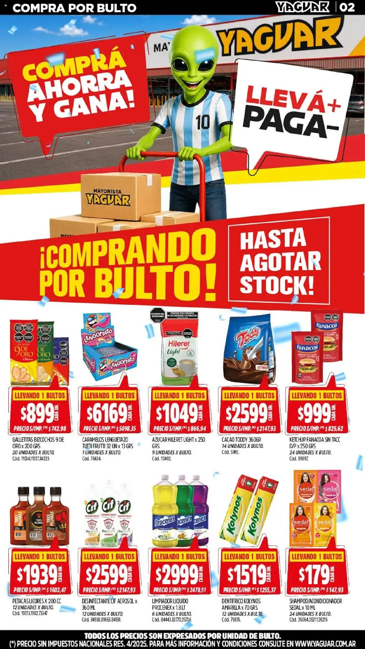 Yaguar - Oferta Semanal Chaco │ válido desde el 06/07/2026 | Página: 3 | Productos: Galletitas, Azucar, Ketchup, Cacao
