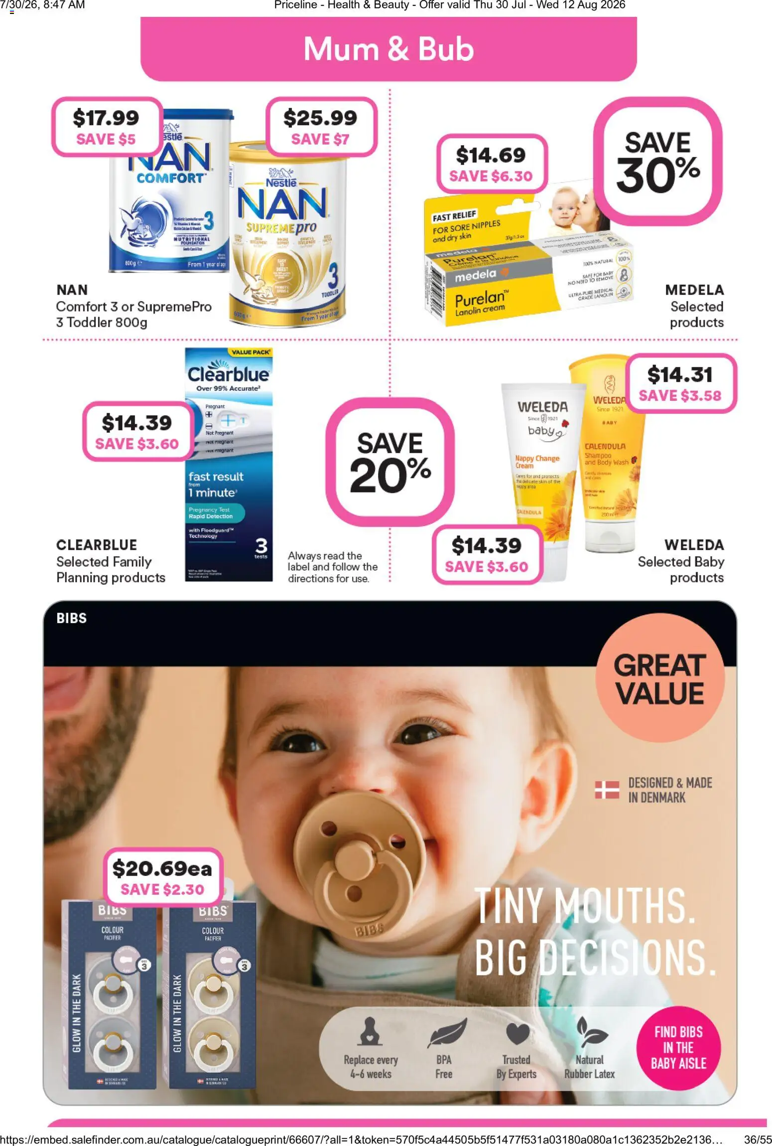 Priceline Pharmacy catalogue - valid from 30/07/2026 | Page: 18 | Products: Shampoo, Cream, Safe