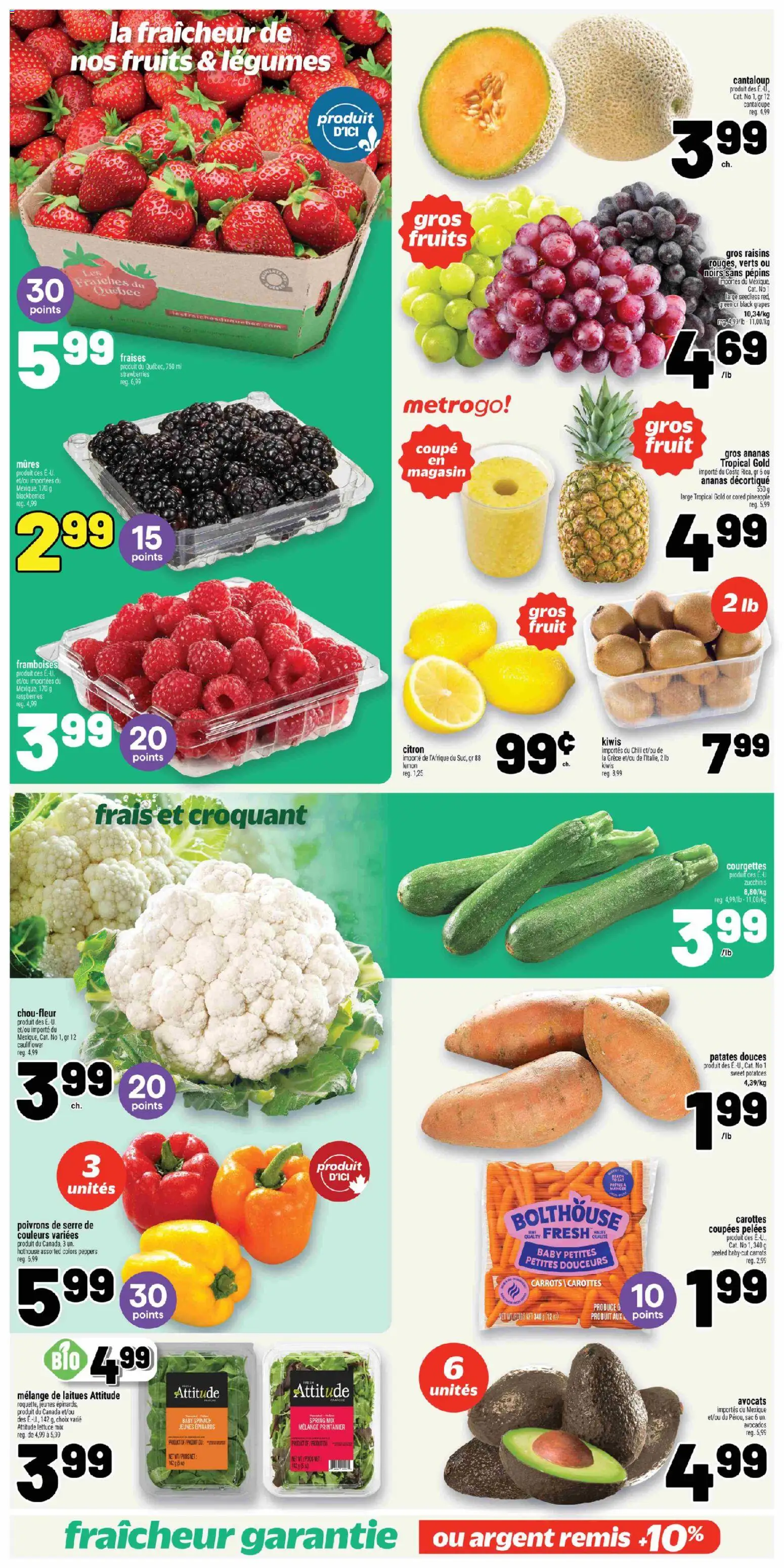 Metro flyer valid from 11.06.2026 | Page: 6 | Products: Pineapple, Strawberries, Potatoes