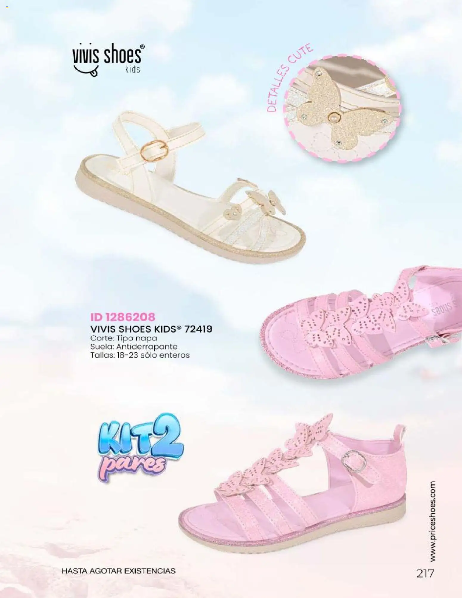 Nuevas ofertas de Price Shoes válidas en toda la República Mexicana desde el 23/06/2026. ¡Encuentra las mejores ofertas en Price Shoes catálogo Sandalias 2026! | Página: 217