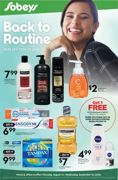 Preview of Sobeys - Health & Beauty from shop Sobeys valid from Aug 13, 2026