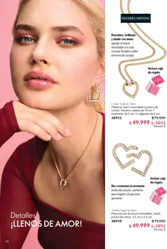 Oriflame catálogo 07 -  Vista previa de la revista de la tienda Oriflame valido desde el 09.05.2026 | Página: 72 | Productos: Aretes, Cadena, Caja, Collar