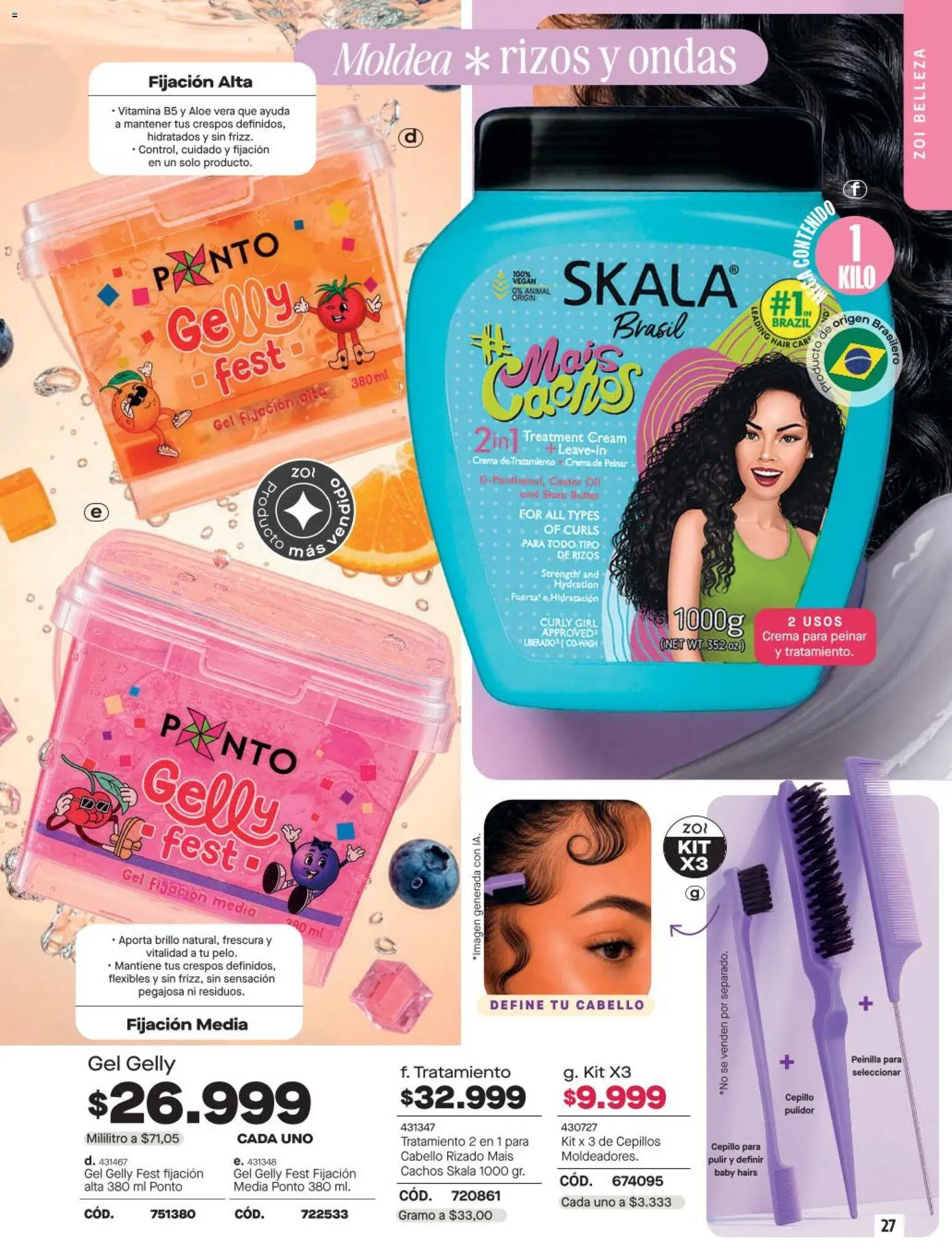 Carmel revista - valida desde el 11/08/2026 | Página: 219 | Productos: Brillo, Cepillo, Aloe vera, Peinilla