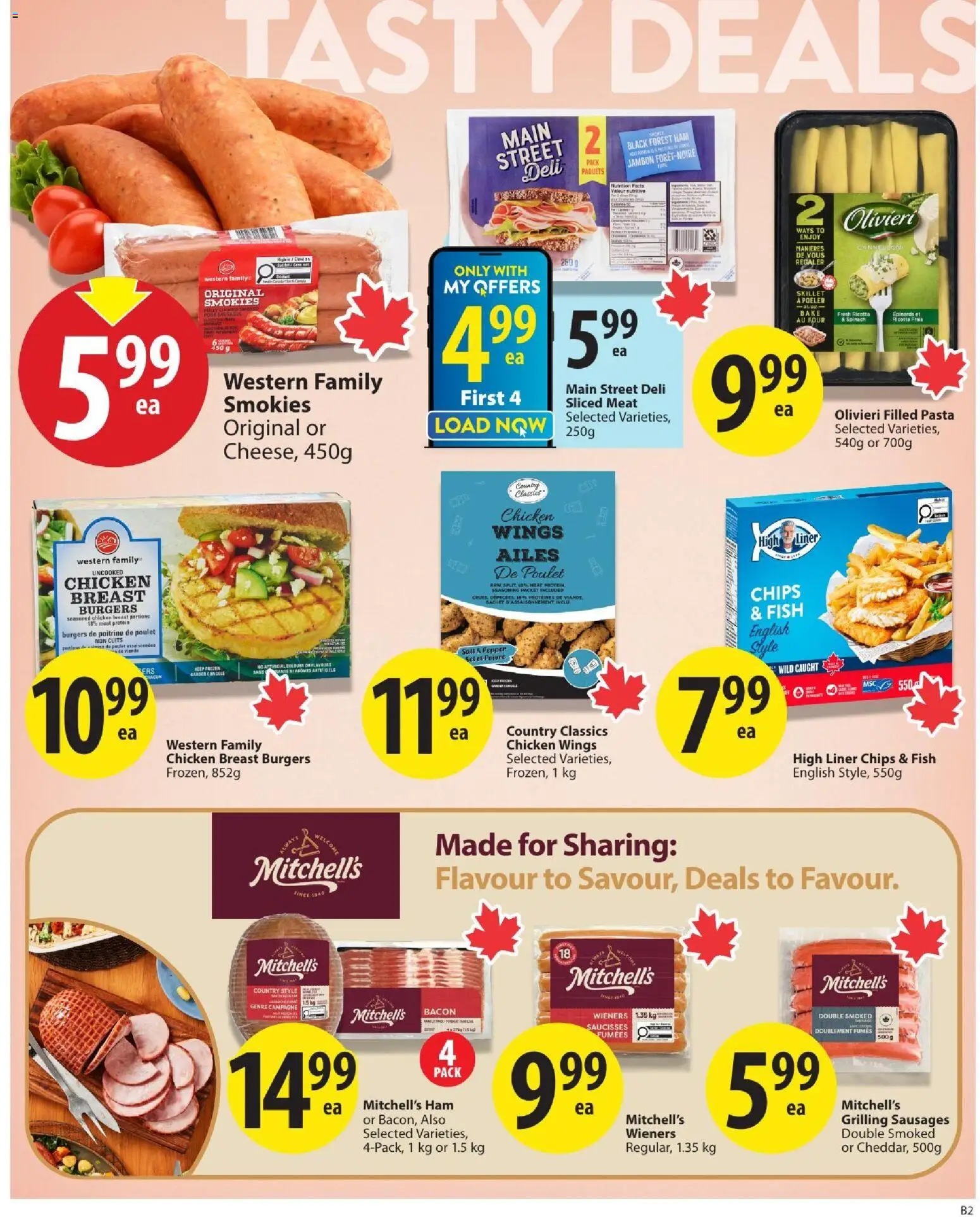 Save on foods flyer valid from Jul 30, 2026 | Page: 9 | Products: Fish, Pasta, Chips, Chicken
