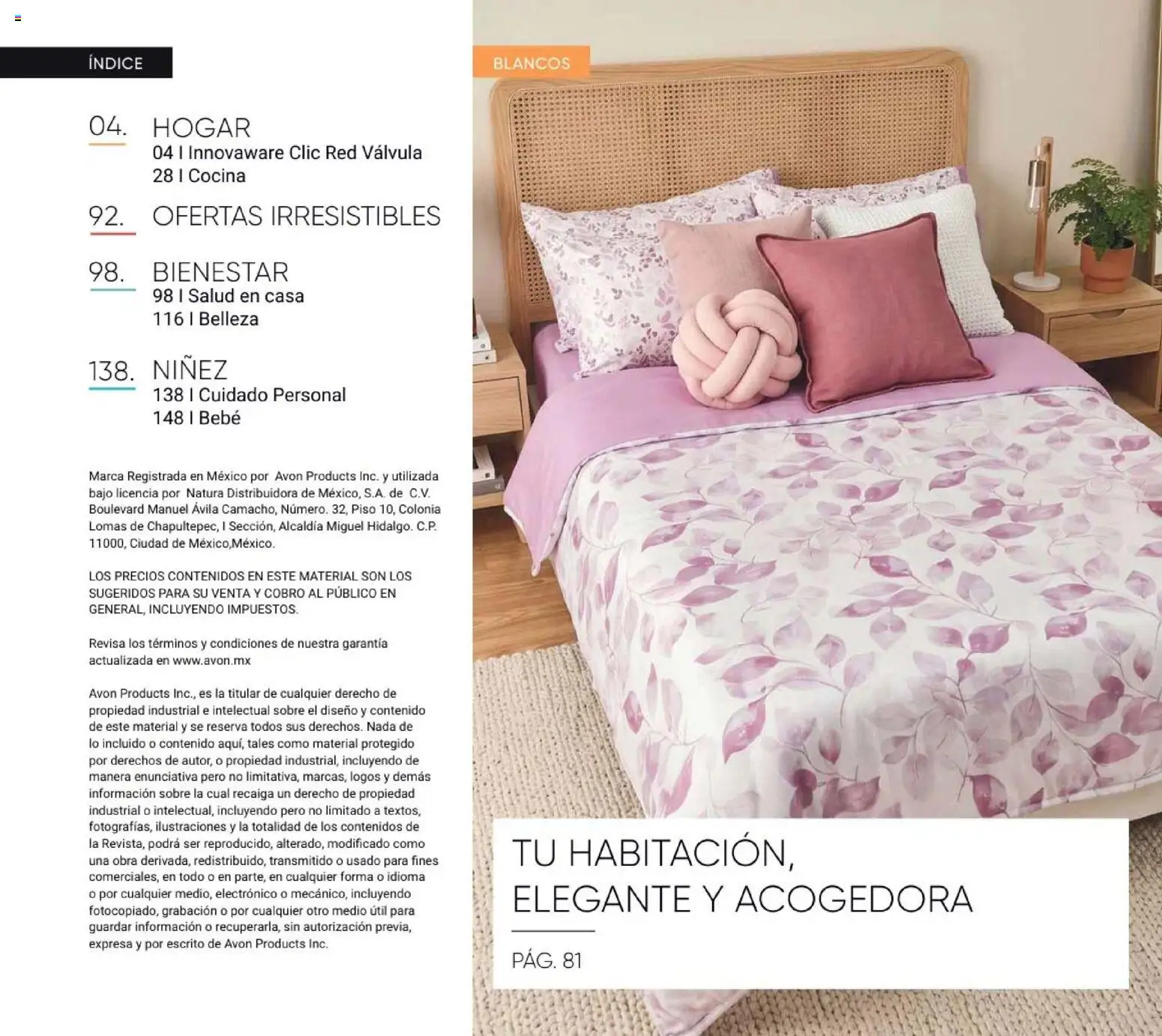 Nuevas ofertas de AVON válidas en toda la República Mexicana desde el 19.06.2026. ¡Encuentra las mejores ofertas en AVON Casa & Estilo 10 2026! | Página: 10