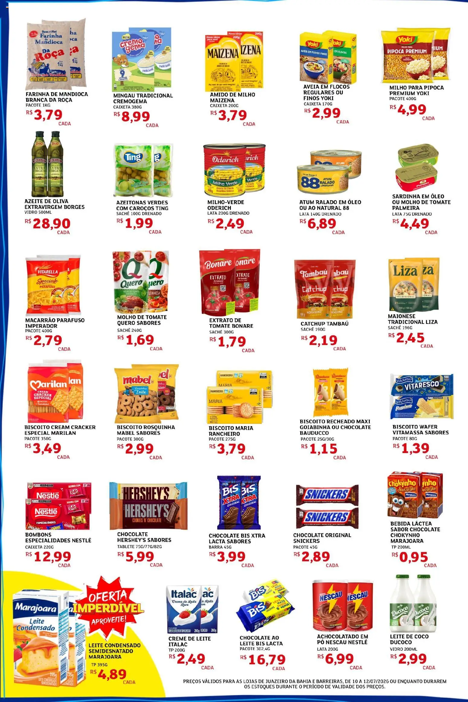 Assaí Atacadista Folheto - válido de 10/07/2026 | Página: 2 | Produtos: Pó, Nescau, Leite, Pipoca