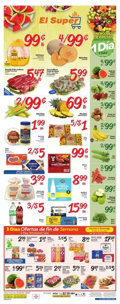 Preview of El Super weekly ads valid from 08/19/2026