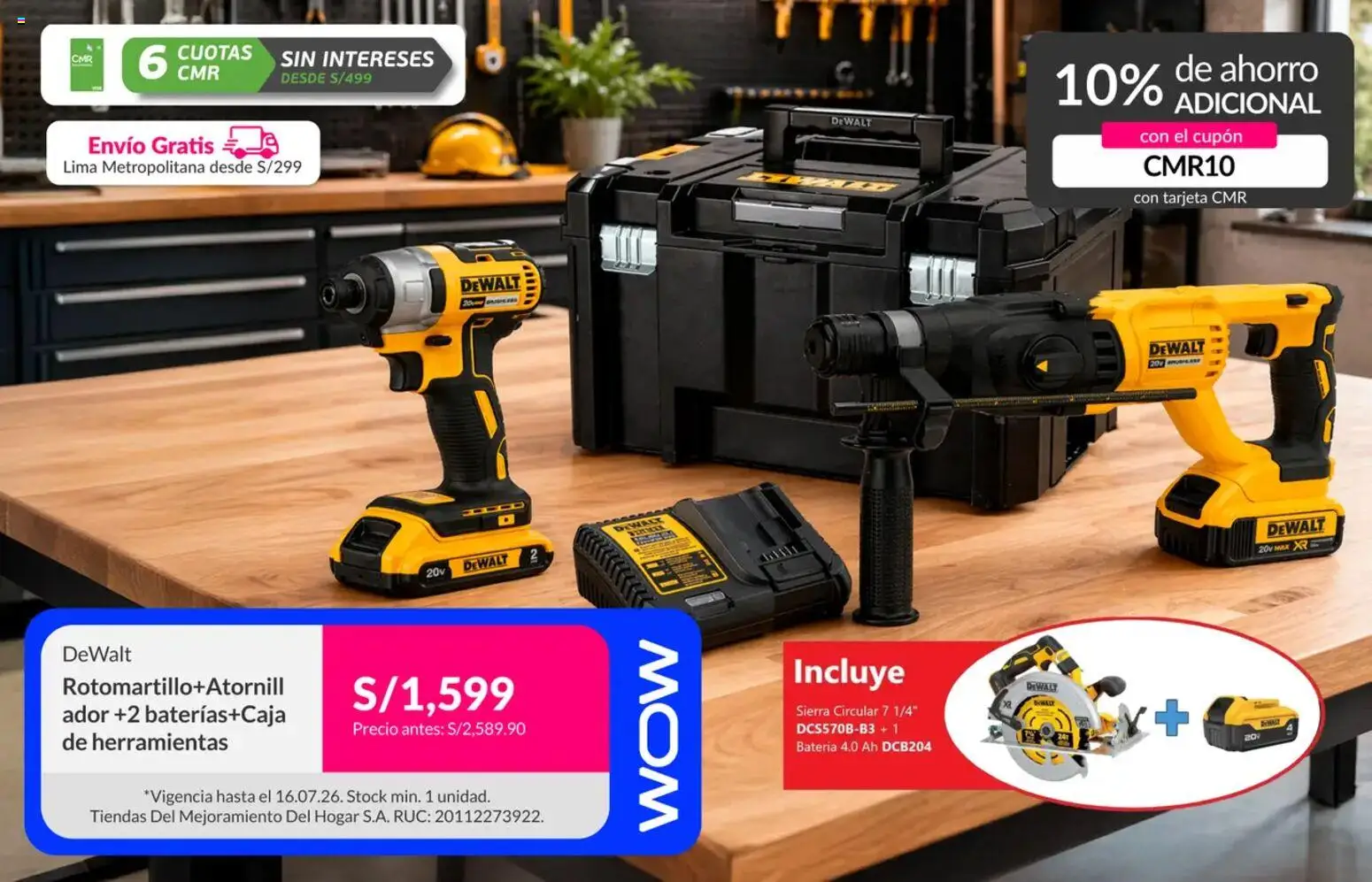 Catálogo Sodimac válido desde 13/07/2026 | Página: 7 | Productos: Batería