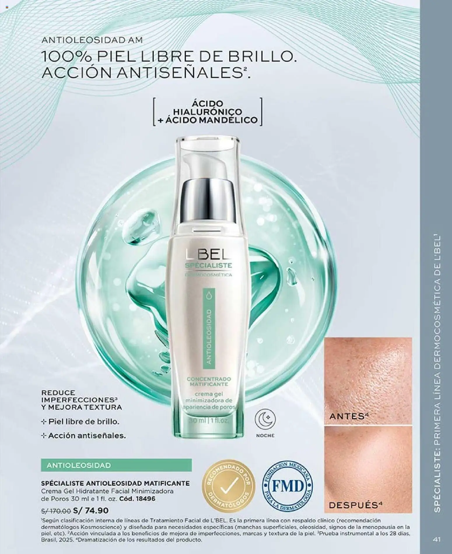 Catálogo L'Bel válido desde 11/07/2026 | Página: 41 | Productos: Crema