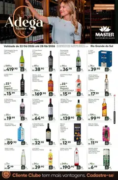 Master ofertas Adega - Pré-Visualização do folheto da loja Master, válido de 22/06/2026 | Página: 1