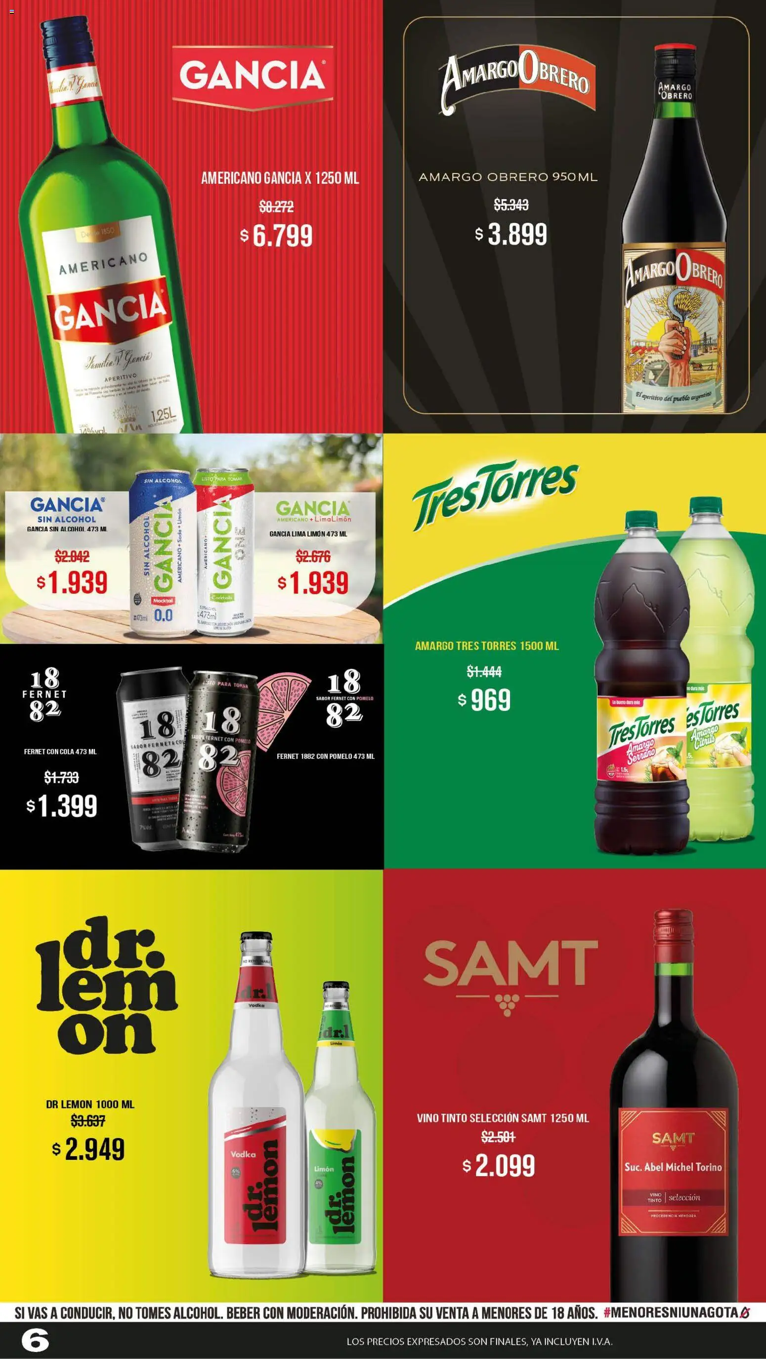 Makro Ofertas VOLVETE A LUSIONAR │ válido desde el 04.06.2026 | Página: 7 | Productos: Vodka, Fernet, Lima, Vino