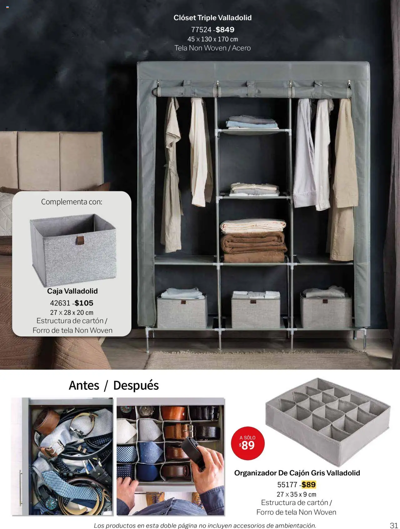 Nuevas ofertas de Vianney válidas en toda la República Mexicana desde el 05/09/2025. ¡Encuentra las mejores ofertas en Vianney - Catálogo - Biasi! | Página: 33 | Productos: Organizador, Caja, Clóset