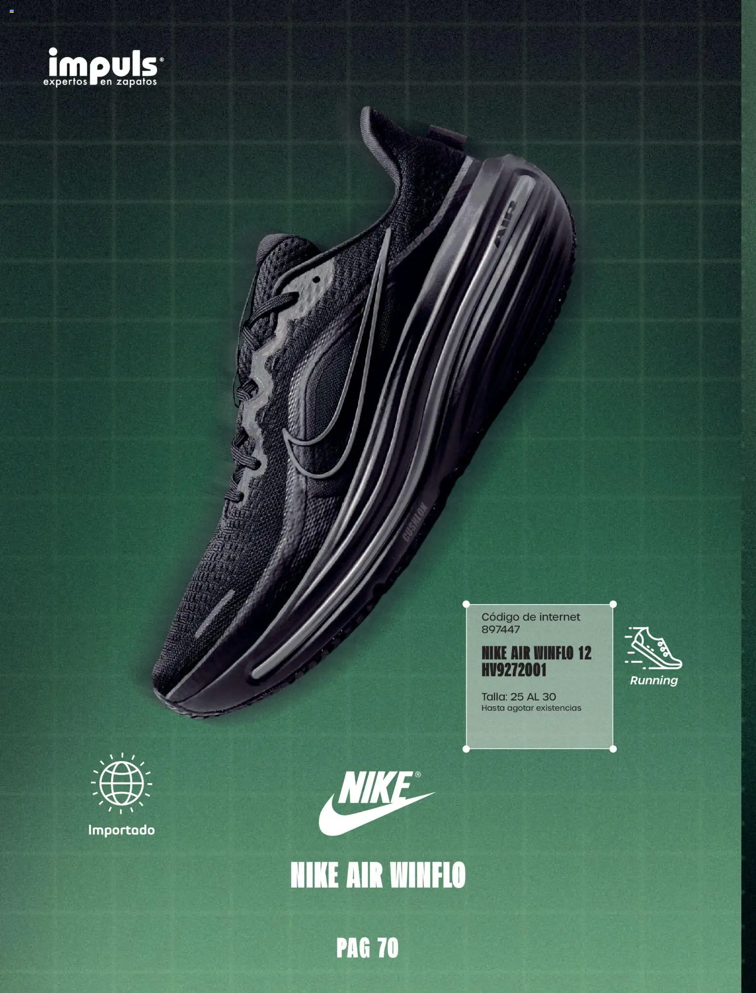 Nuevas ofertas de Impuls válidas en toda la República Mexicana desde el 01/09/2026. ¡Encuentra las mejores ofertas en Impuls catálogo Urban Sport! | Página: 72 | Productos: Zapatos