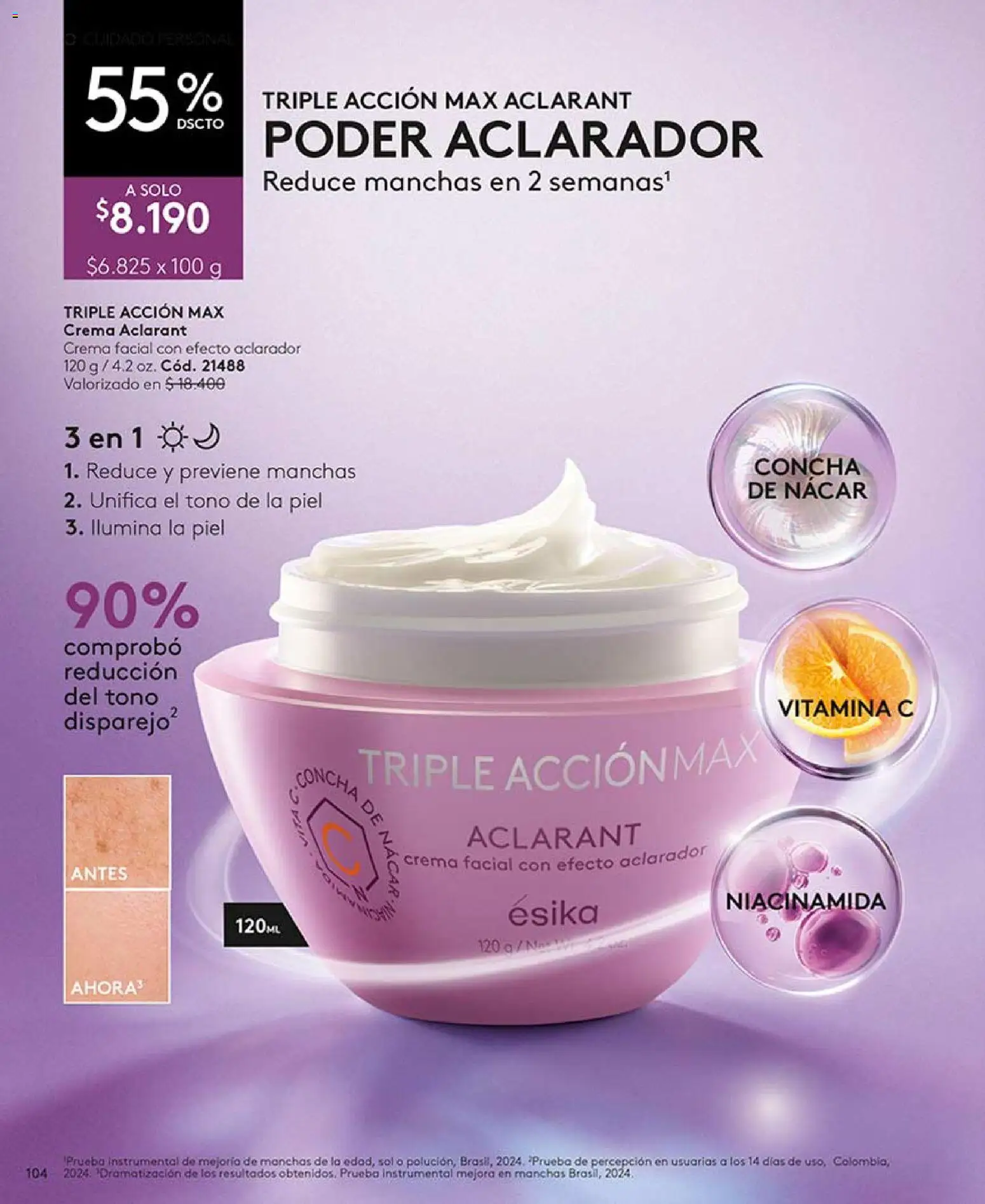 Catálogo Ésika Campaña 9 │ válido desde el 17.05.2026 | Página: 108 | Productos: Crema