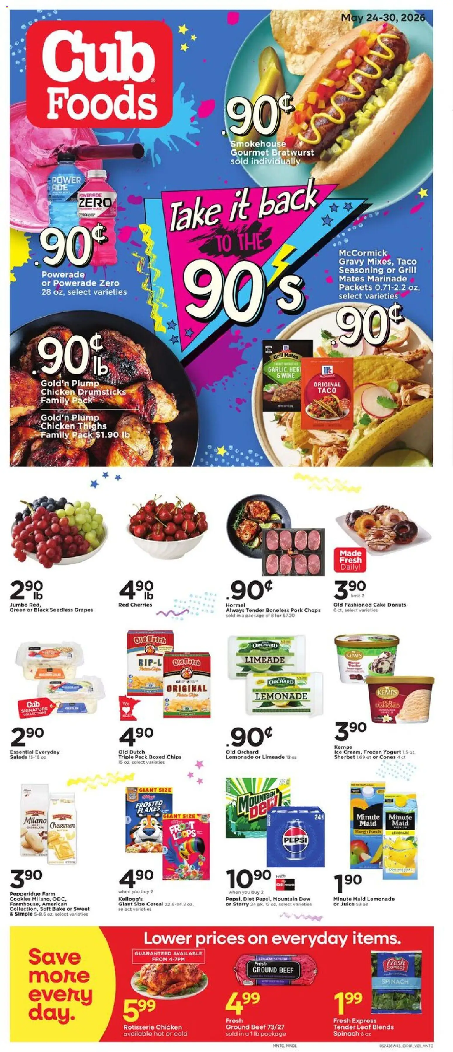 Cub Foods Weekly Savings - MN - valid from 24.05.2026 | Page: 1 | Products: Cherries, Juice, Wine, Cookies