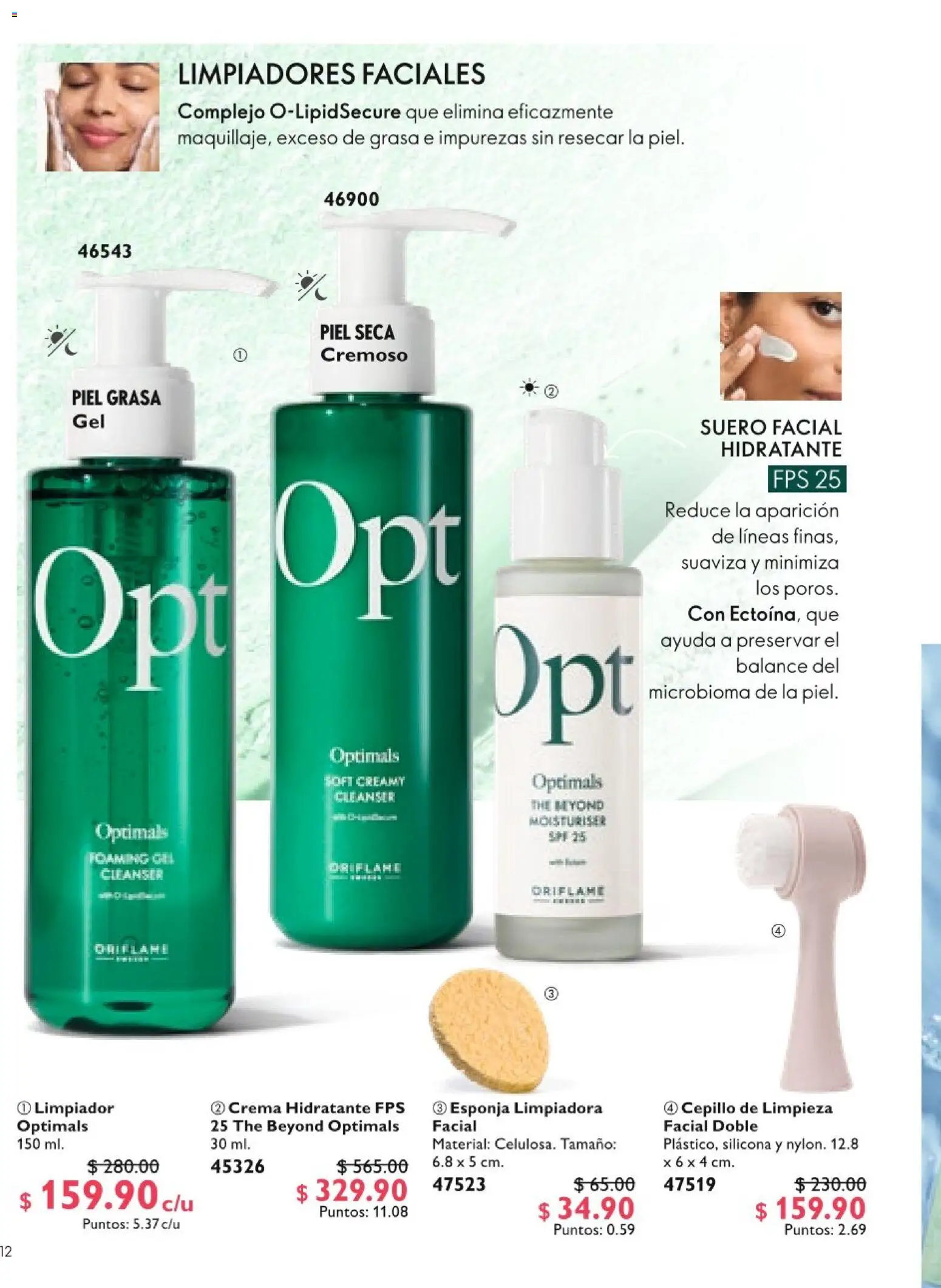 Nuevas ofertas de Oriflame válidas en toda la República Mexicana desde el 20.06.2026. ¡Encuentra las mejores ofertas en Oriflame campaña 9 2026! | Página: 12 | Productos: Crema, Cepillo, Esponja, Limpiador