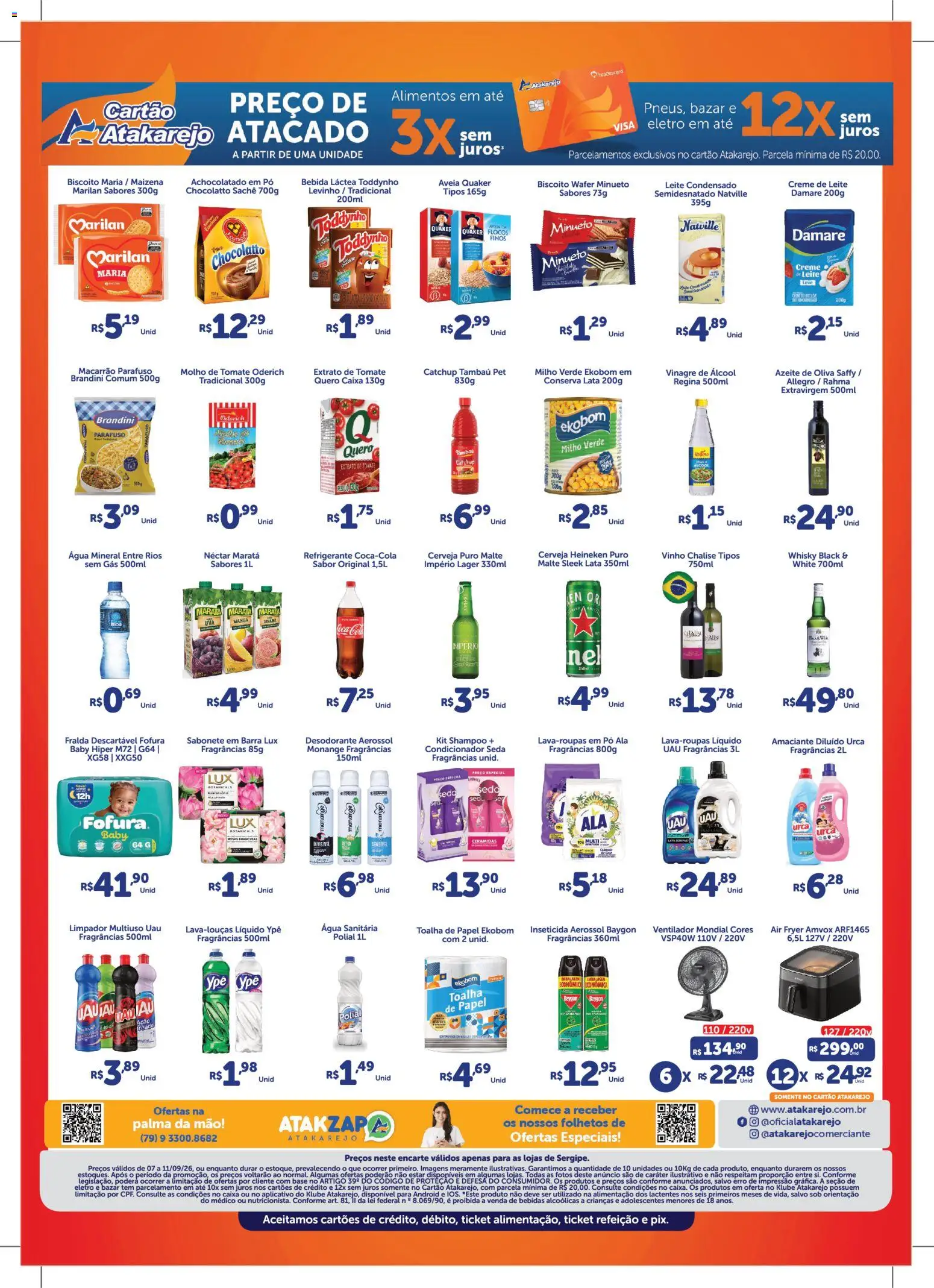 Atakarejo Folheto - válido de 07/09/2026 | Página: 2 | Produtos: Álcool, Cerveja, Alimentos, Inseticida