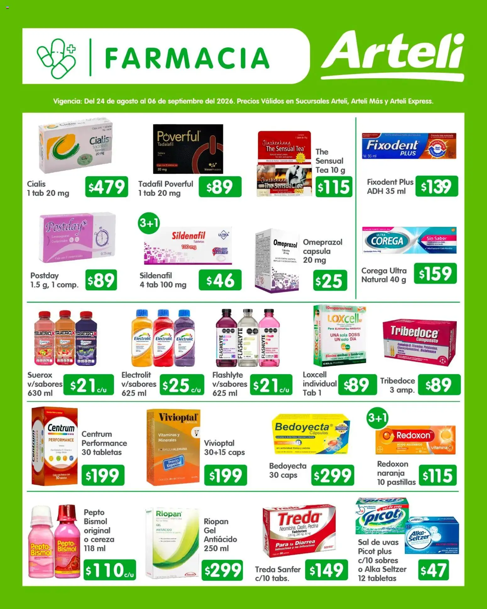 Nuevas ofertas de Arteli válidas en toda la República Mexicana desde el 24/08/2026. ¡Encuentra las mejores ofertas en Arteli folleto Quincenal! | Página: 9