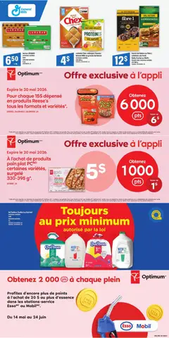 Preview of Maxi weekly flyer / circulaire from shop Maxi valid from 14.05.2026 | Page: 12 | Products: PC, Milk, Butter, Bread