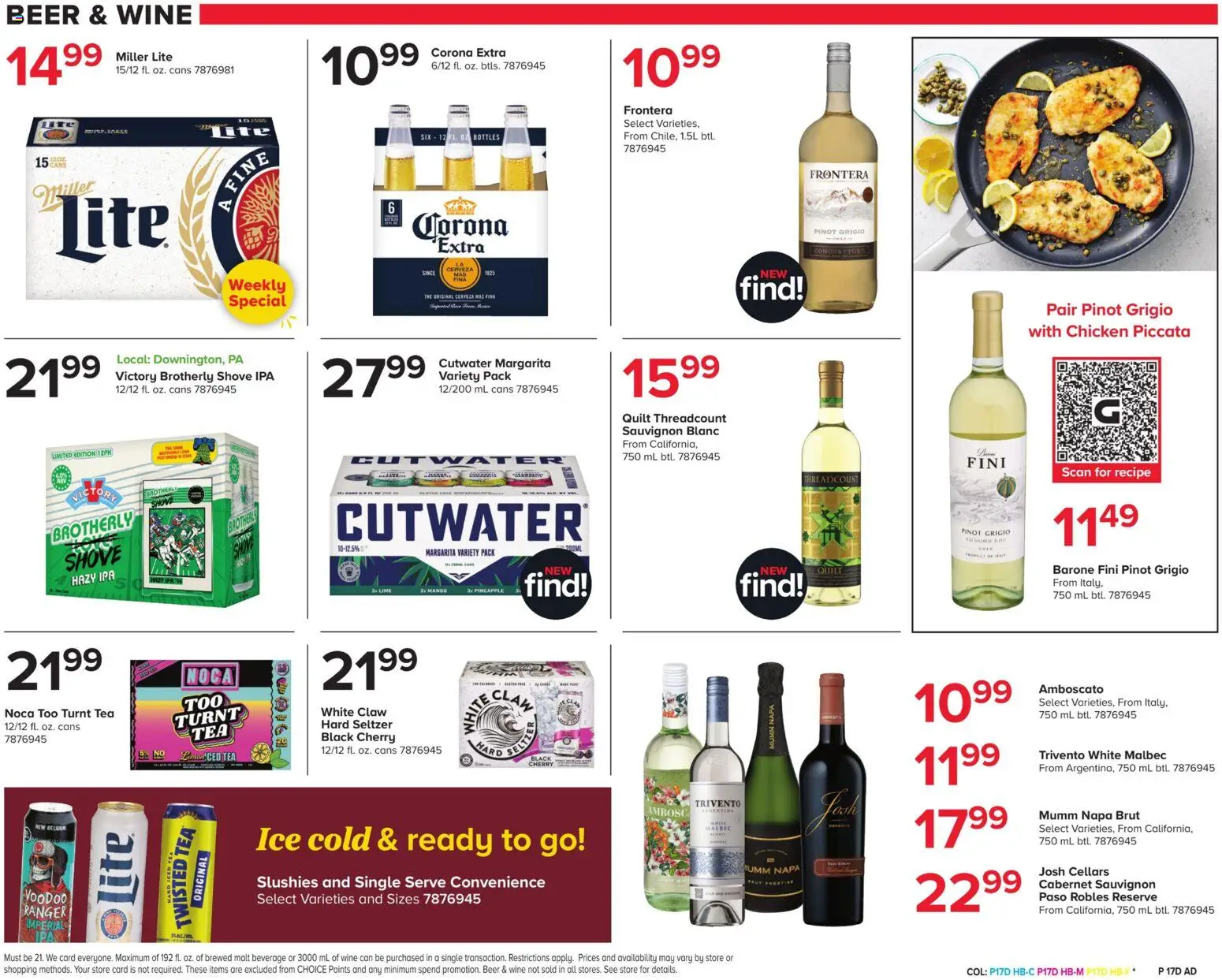 Giant Weekly Ad - valid from 08/21/2026 | Page: 23 | Products: Chicken, Beer, Tea, Pineapple