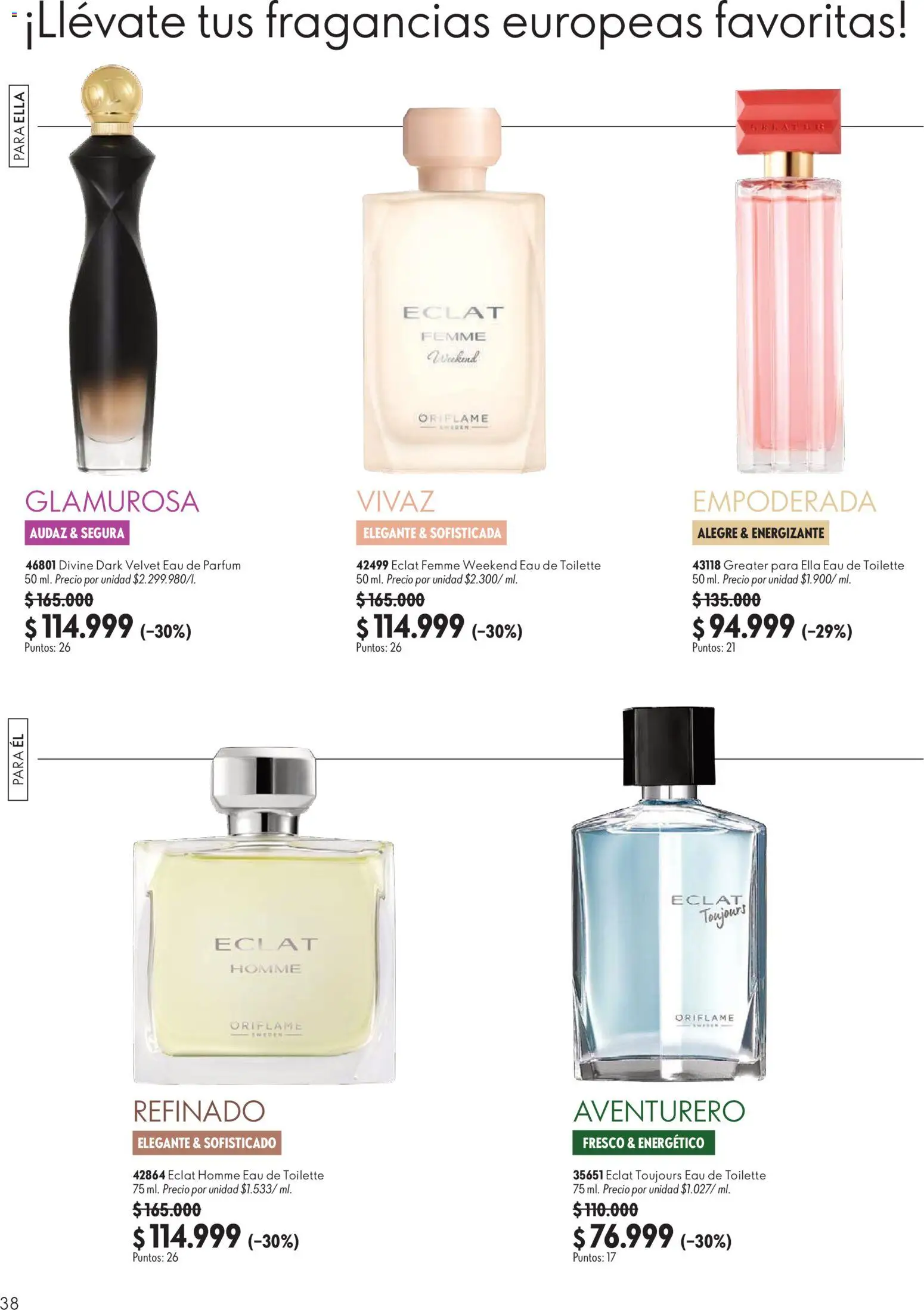 Oriflame revista - valida desde el 22/08/2026 | Página: 38
