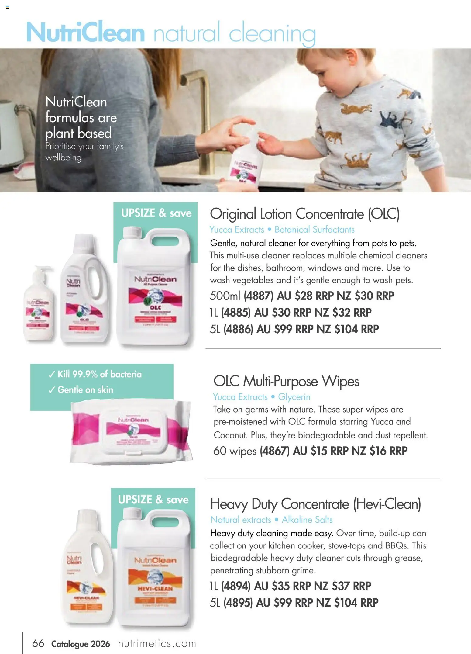 Nutrimetics catalogue - valid from 01/09/2026 | Page: 66 | Products: Cleaner, Lotion, Vegetables, Multipurpose