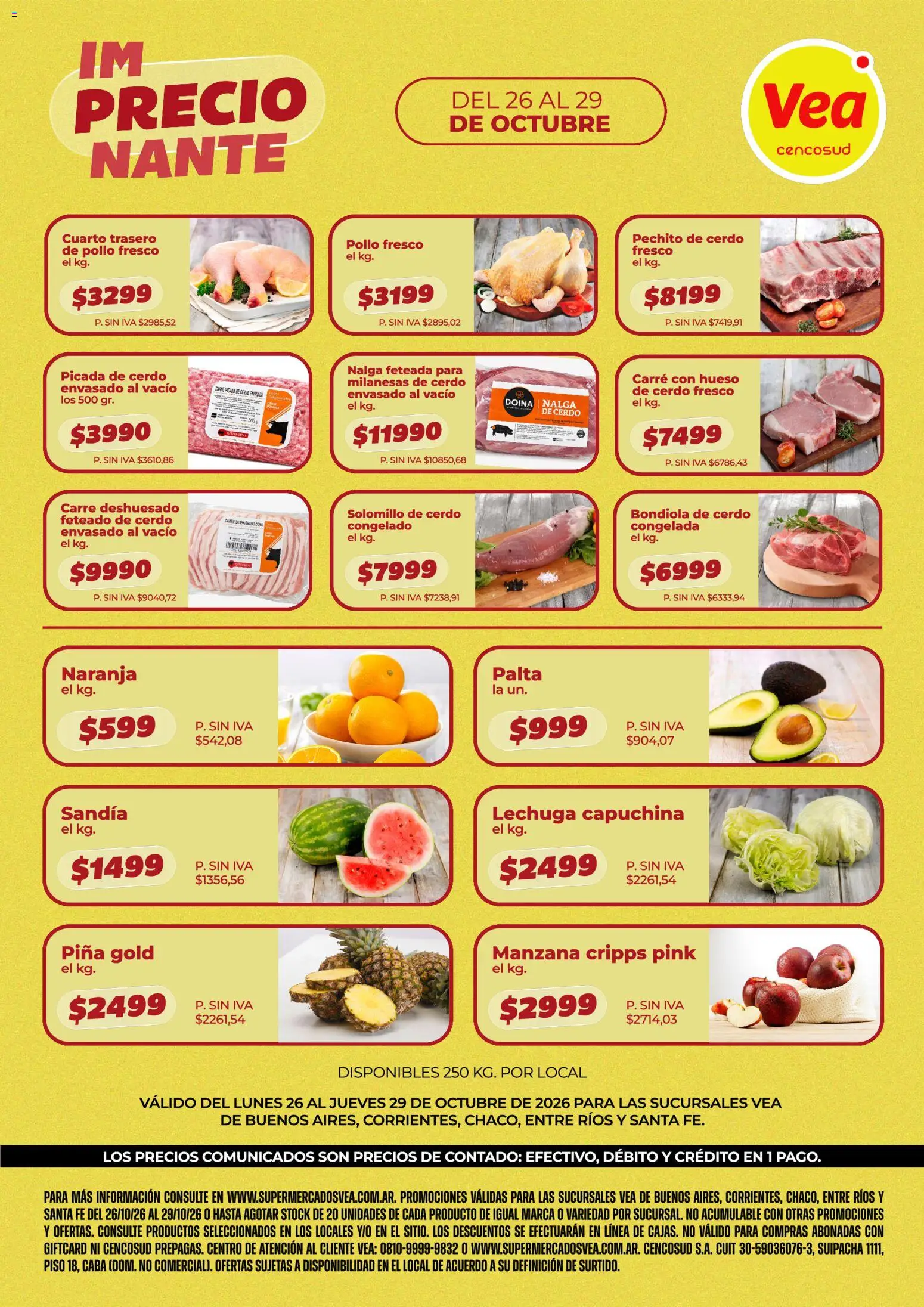 Vea - Ofertas │ válido desde el 26/10/2026 | Página: 1