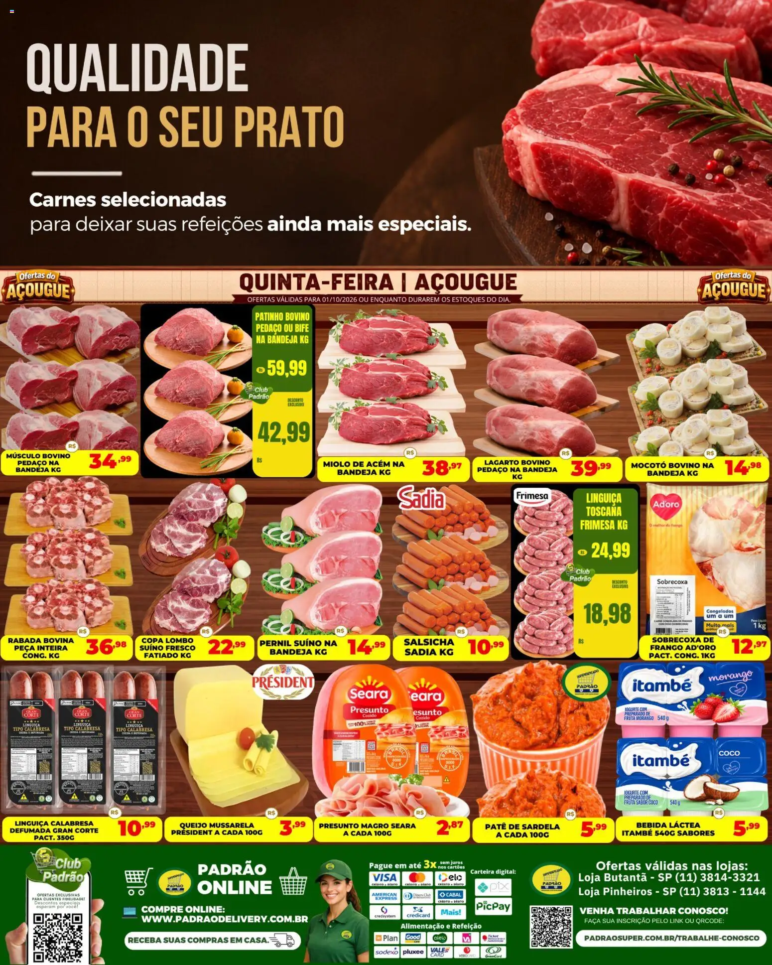 Supermercado Padrão Folheto - válido de 01/10/2026 | Página: 1