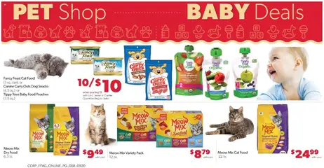 Preview of Family Fare weekly ads valid from 09/20/2026 | Page: 12 | Products: Turkey, Cat Food, Baby food, Snacks