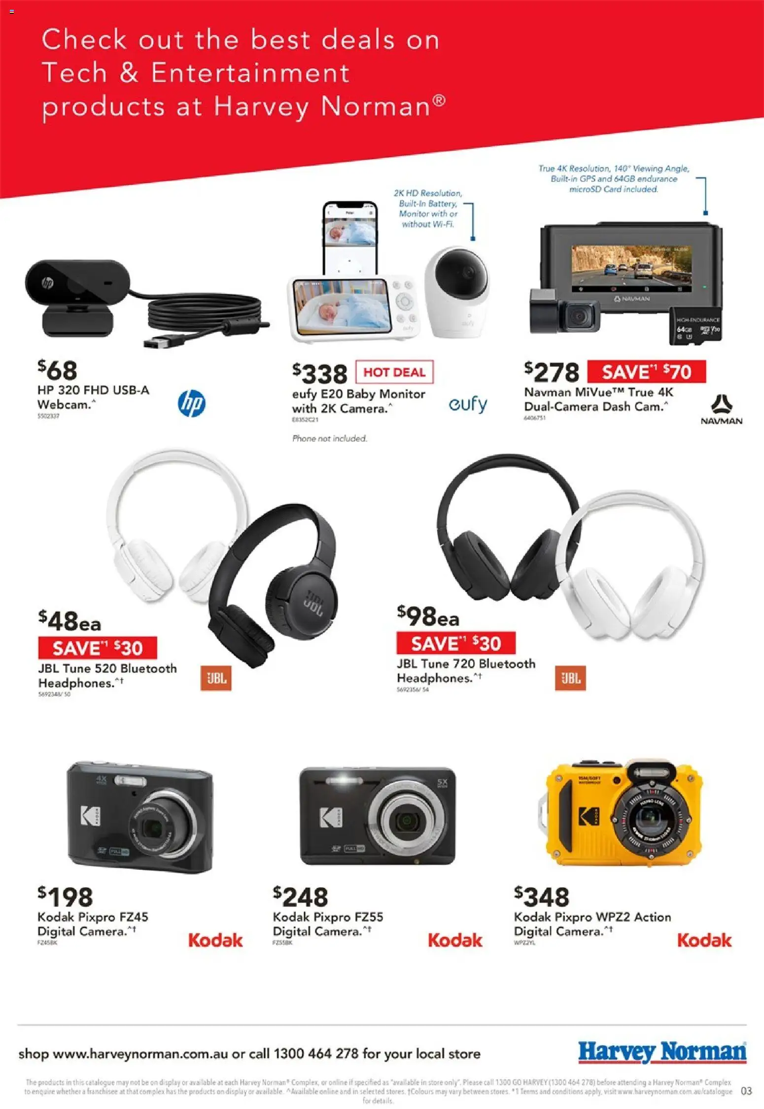 Harvey Norman catalogue - valid from 06.03.2026 | Page: 3 | Products: Bluetooth headphones, Digital, Phone, Headphones
