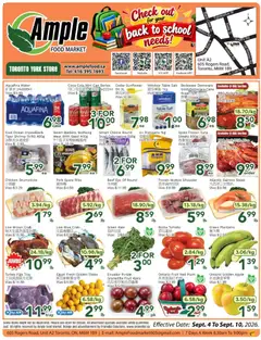 Preview of Ample Food Market weekly flyer Toronto York from shop Ample Food Market valid from Sep 4, 2026