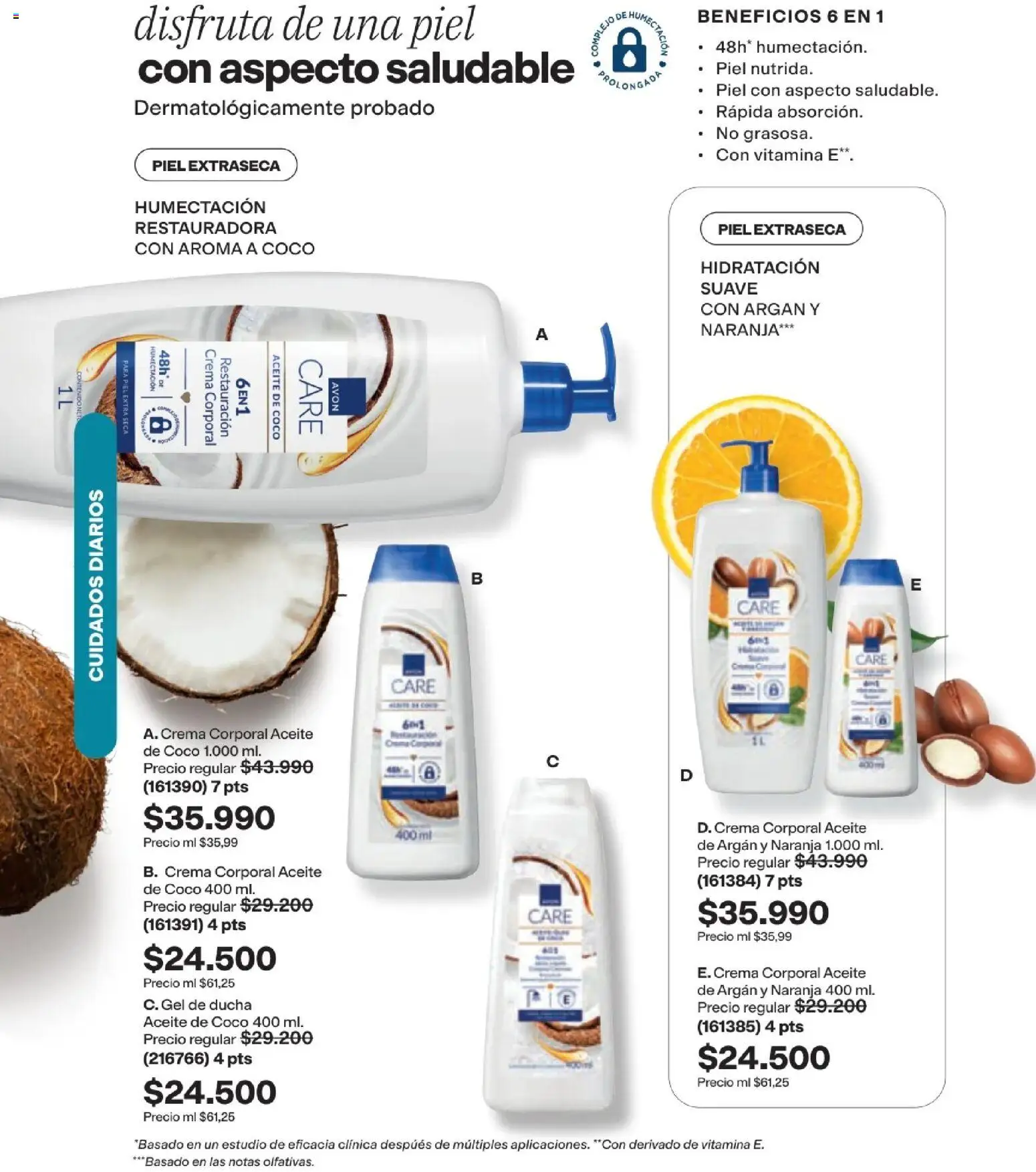 Avon revista - valida desde el 16/08/2026 | Página: 126 | Productos: Aceite de coco, Ducha, Coco, Gel de ducha