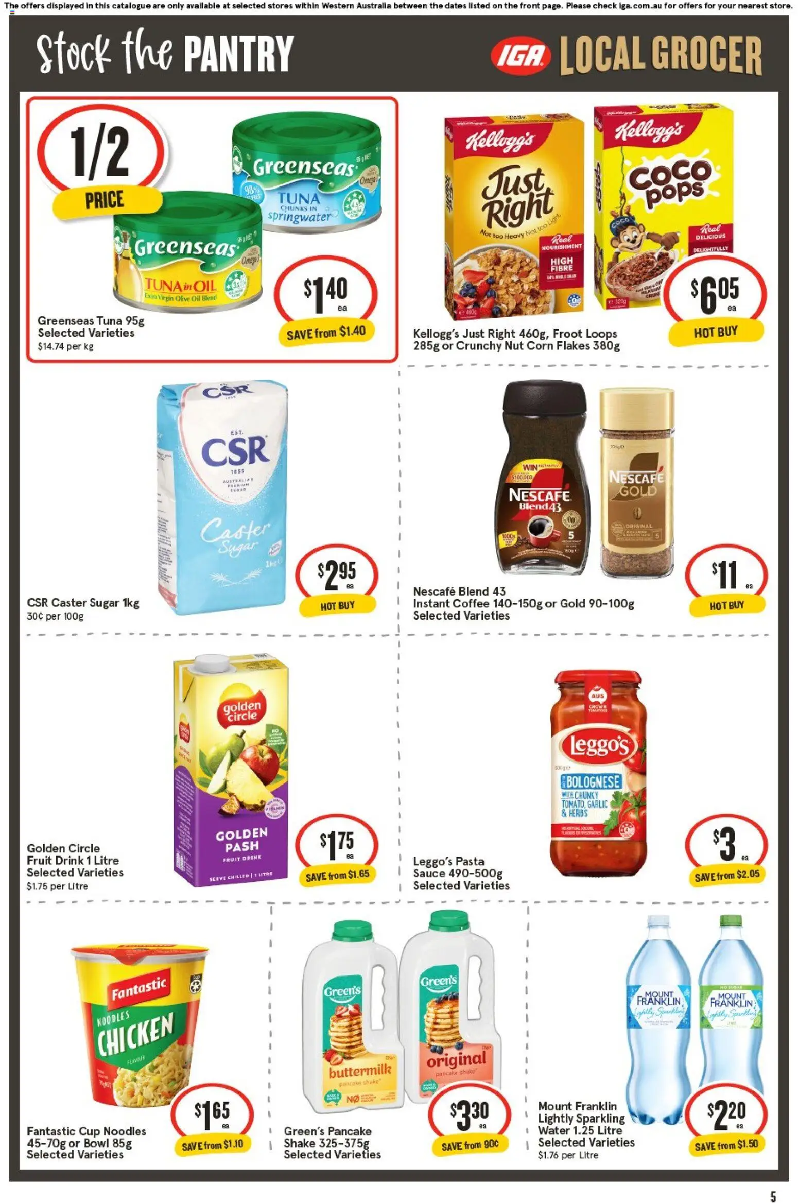 IGA catalogue - valid from 26/08/2026 | Page: 5 | Products: Food, Oven