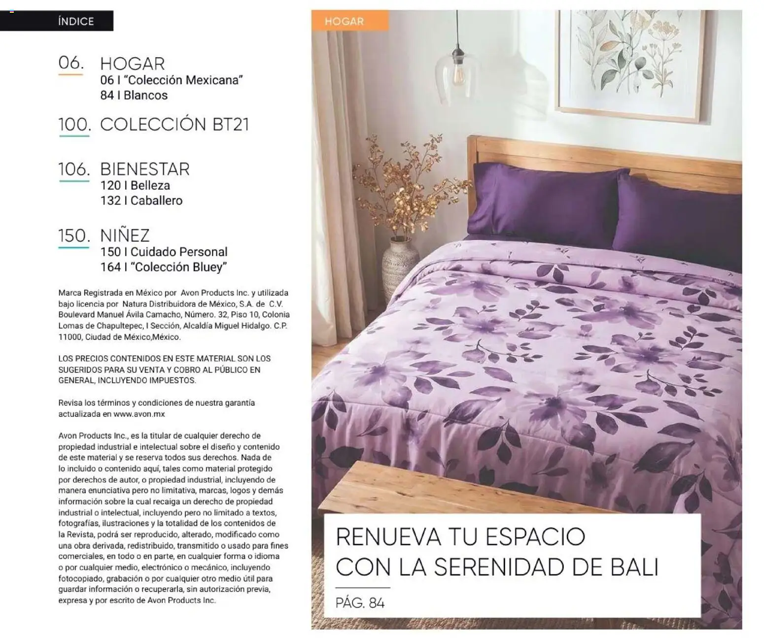 Nuevas ofertas de AVON válidas en toda la República Mexicana desde el 21/08/2026. ¡Encuentra las mejores ofertas en AVON Casa & Estilo 13 2026! | Página: 2 | Productos: Sobre