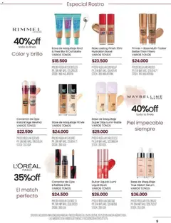 Vista previa Pigmento catálogo válido desde el 05.05.2026 | Página: 9 | Productos: Base de maquillaje, Maquillaje, Rubor, Serum